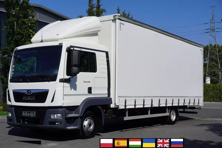 MAN TGL 12.190 / Firanka 19 EPAL / kab. sypialna zdjęcie 1