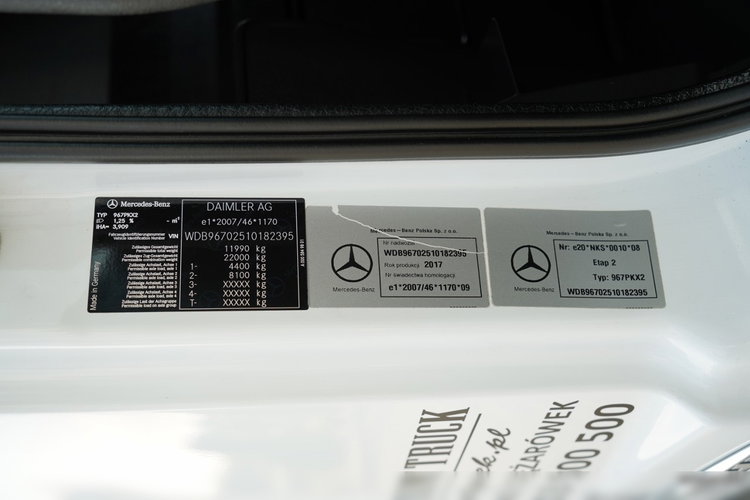 Mercedes ATEGO / 1221 / KONTENER 5.6 M / 4x2 / WINDA DHOLLANDIA - 1500 KG / MANUAL / OPONY 100%  zdjęcie 41