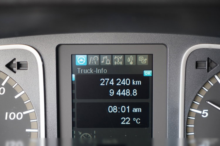 Mercedes ATEGO / 1221 / KONTENER 5.6 M / 4x2 / WINDA DHOLLANDIA - 1500 KG / MANUAL / OPONY 100%  zdjęcie 42