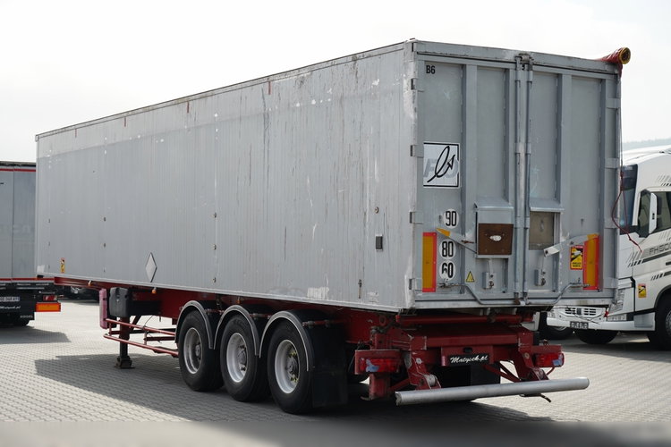 BENALU WYWROTKA 71 m3 / ALUMINIOWA  /  OŚ PODNOSZONA/ ALUFELGI / SPROWADZONA zdjęcie 6