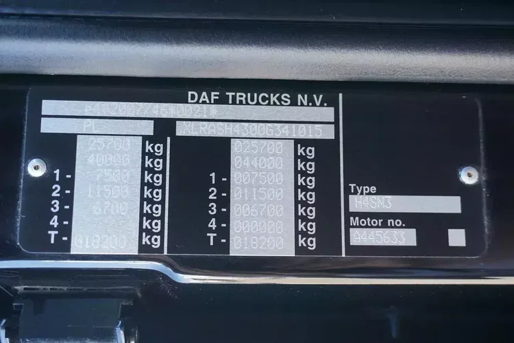 DAF XF / 480 / ACC / EURO 6 / ZESTAW PRZEJAZDOWY 120 M3 / 9.1 M + 6, 5 M zdjęcie 11