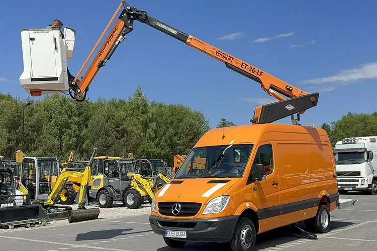 Mercedes Sprinter Zwyżka Podnośnik Koszowy VERSALIFT KLUBB ET-36-LF UDT zdjęcie 4