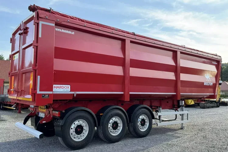 Wielton HARDOX STALOWA DO ZŁOMU 50m Oś Podnoszona Złomówka zdjęcie 15