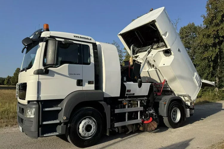 MAN TGS 18.320BUCHER OPTIFANT 8000 Zamiatarka Uliczna Euro 6 zdjęcie 2