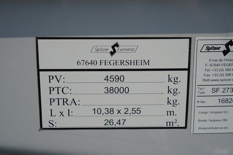 Spitzer CEMENTONACZEPA / 37 000 L / SILOS / 3 KOMORY / SPROWADZONA zdjęcie 19