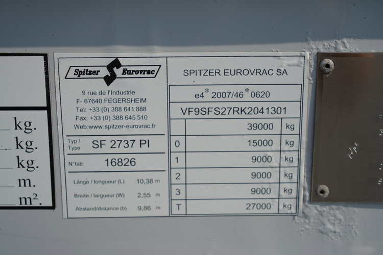 Spitzer CEMENTONACZEPA / 37 000 L / SILOS / 3 KOMORY / SPROWADZONA zdjęcie 20