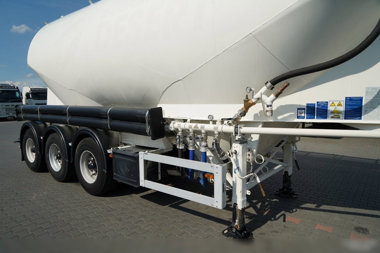 Feldbinder / CEMENTONACZEPA / 3 KOMORY / 36 000 L / SILOS / DO MATERIAŁÓW SYPKICH / ALUFELGI zdjęcie 9
