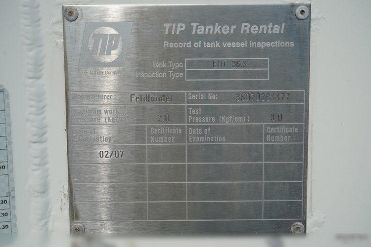 Feldbinder / CEMENTONACZEPA / 3 KOMORY / 36 000 L / SILOS / DO MATERIAŁÓW SYPKICH / ALUFELGI zdjęcie 23