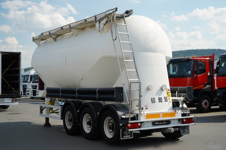 Feldbinder / CEMENTONACZEPA / 3 KOMORY / 36 000 L / SILOS / DO MATERIAŁÓW SYPKICH / ALUFELGI zdjęcie 6