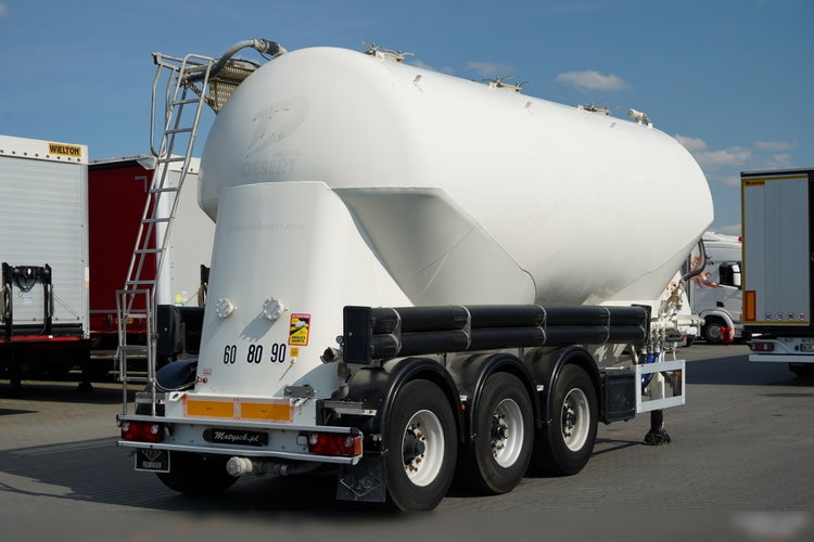 Feldbinder / CEMENTONACZEPA / 3 KOMORY / 36 000 L / SILOS / DO MATERIAŁÓW SYPKICH / ALUFELGI zdjęcie 7