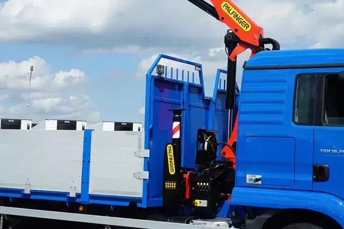 MAN TGM / 18.290 / SKRZYNIOWY + HDS + WINDA / PALFINGER PK 12002 / WYSIĘG 10 M zdjęcie 16