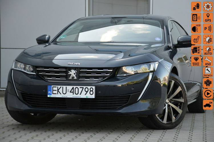 Peugeot 508 1.6T 180KM Serwis 150tys.KM Radar Kamera Navi LED Focal Bliss Skóra zdjęcie 1