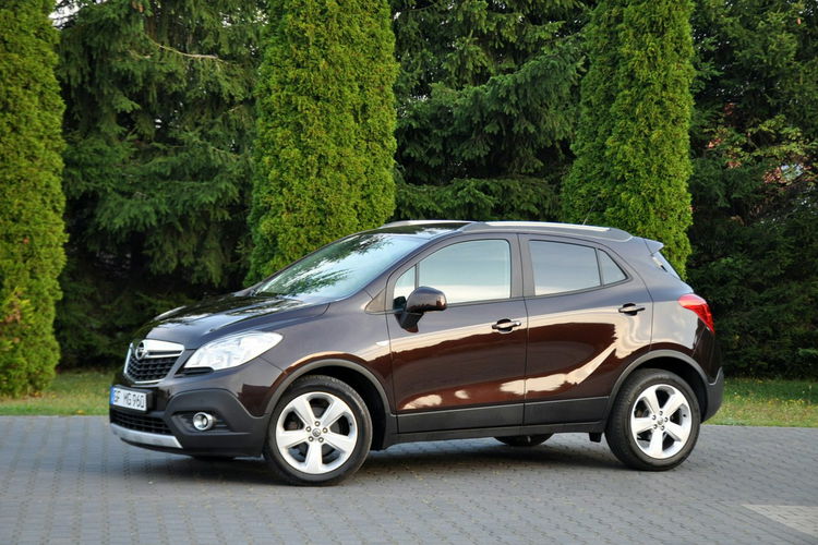Opel Mokka 1.6i(116KM) Mokka Brown Welut Grzana Kierownica 2xPark. I Wł Alu18"ASO zdjęcie 11