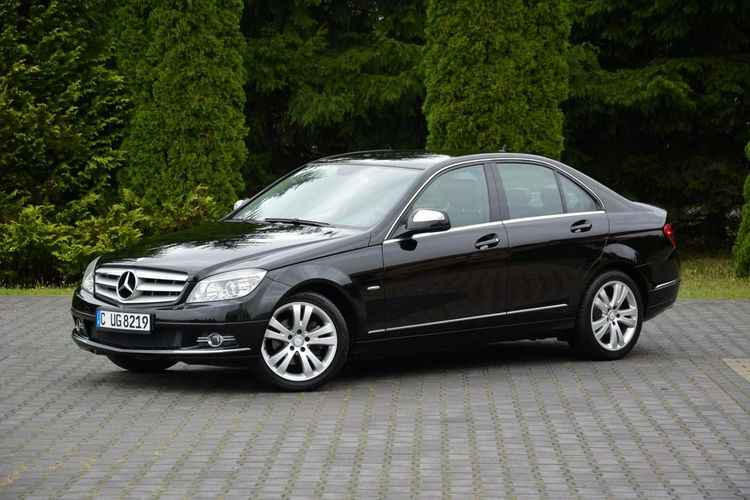 Mercedes C 180 Kompressor Avantgarde 130 tys przebieg pół-skóry Klimatronic ASO zdjęcie 3