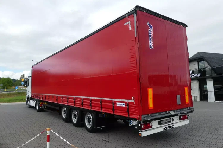 Mercedes ACTROS 1845 + SCHMITZ FIRANKA / ZESTAW MEGA / OŚ PODNOSZONA / zdjęcie 7