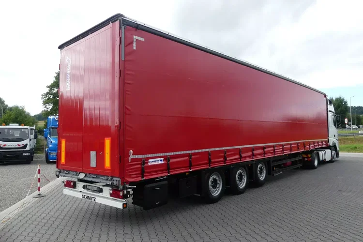 Mercedes ACTROS 1845 + SCHMITZ FIRANKA / ZESTAW MEGA / OŚ PODNOSZONA / zdjęcie 9