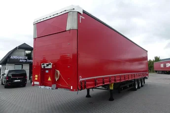 Schmitz FIRANKA / VARIOS / IDEALNY STAN / OŚ PODNOSZONA /