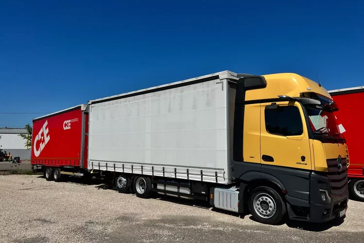 Mercedes ACTROS MP5 euro6 6x2 jumbo zestaw 120m 38palet zdjęcie 1