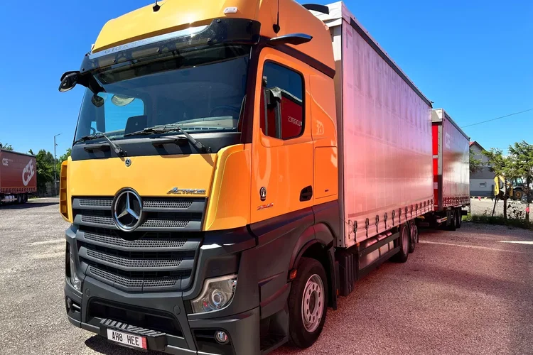 Mercedes ACTROS MP5 euro6 6x2 jumbo zestaw 120m 38palet zdjęcie 6