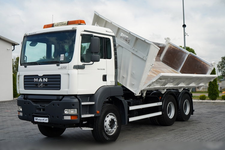 MAN TGS 33. 390 / 6x4 / WYWROTKA / HYDROBURTA / MEILLER KIPPER / BORDMATIC / SPROWADZONY zdjęcie 9