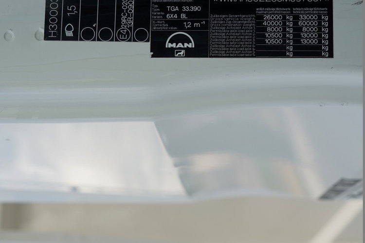 MAN TGS 33. 390 / 6x4 / WYWROTKA / HYDROBURTA / MEILLER KIPPER / BORDMATIC / SPROWADZONY zdjęcie 45