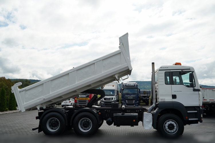 MAN TGS 33. 390 / 6x4 / WYWROTKA / HYDROBURTA / MEILLER KIPPER / BORDMATIC / SPROWADZONY zdjęcie 6