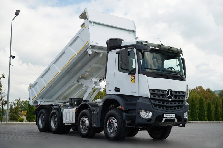 Mercedes AROCS 3243 / 8x4 / WYWROTKA  DWUSTRONNA 6.2 M / HYDROBURTA / EURO 6 / SPROWADZONY zdjęcie 7