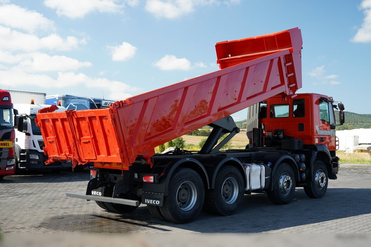 Iveco TRAKKER 360 / 8x4 / WYWROTKA 2 - STRONNA / HYDROBURTA / MANUAL BORDMATIC zdjęcie 7