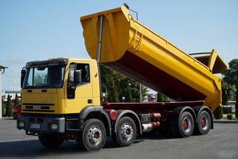 Iveco EUROTRAKKER 340 / 8x4 / TYLNOZSYPOWA / HYDROKLAPA / MANUAL