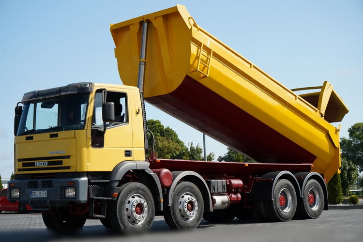 Iveco EUROTRAKKER 340 / 8x4 / TYLNOZSYPOWA / HYDROKLAPA / MANUAL zdjęcie 2