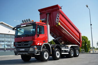 Mercedes -BENZ ACTROS 4141 / 8X6 / WYWROTKA TYLNOZSYPOWA / MEILLER KIPPER 5.3M / MANUAL / PO KONTRAKCIE SERWISOWYM