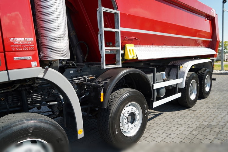 Mercedes -BENZ ACTROS 4141 / 8X6 / WYWROTKA TYLNOZSYPOWA / MEILLER KIPPER 5.3M / MANUAL / PO KONTRAKCIE SERWISOWYM zdjęcie 21