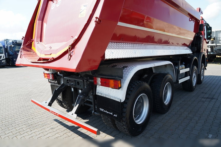 Mercedes -BENZ ACTROS 4141 / 8X6 / WYWROTKA TYLNOZSYPOWA / MEILLER KIPPER 5.3M / MANUAL / PO KONTRAKCIE SERWISOWYM zdjęcie 24