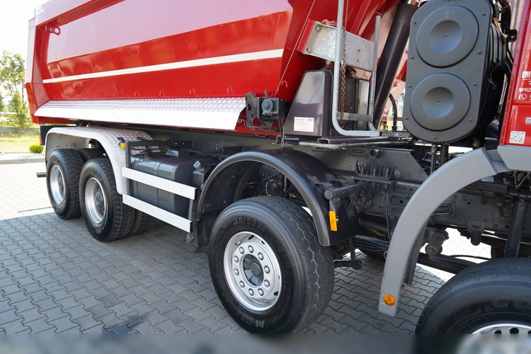 Mercedes -BENZ ACTROS 4141 / 8X6 / WYWROTKA TYLNOZSYPOWA / MEILLER KIPPER 5.3M / MANUAL / PO KONTRAKCIE SERWISOWYM zdjęcie 25