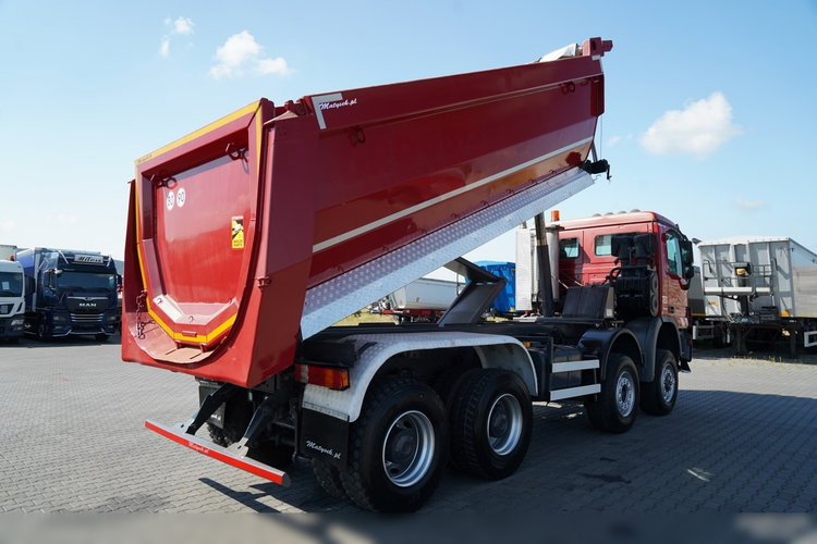 Mercedes -BENZ ACTROS 4141 / 8X6 / WYWROTKA TYLNOZSYPOWA / MEILLER KIPPER 5.3M / MANUAL / PO KONTRAKCIE SERWISOWYM zdjęcie 7