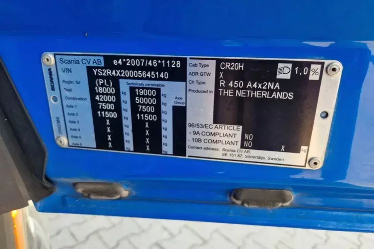 Scania R 450 A4x2NA zdjęcie 22