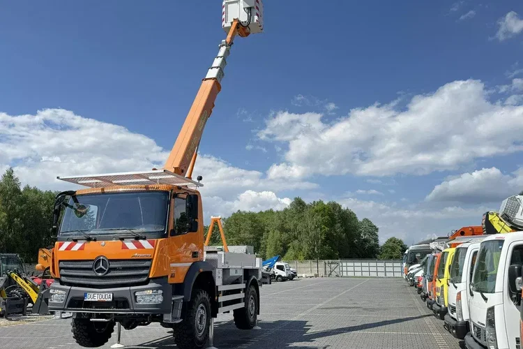 Mercedes Atego 718 E6 4x4 Zwyżka PALFINGER P210 BK Podnośnik Koszowy zdjęcie 16