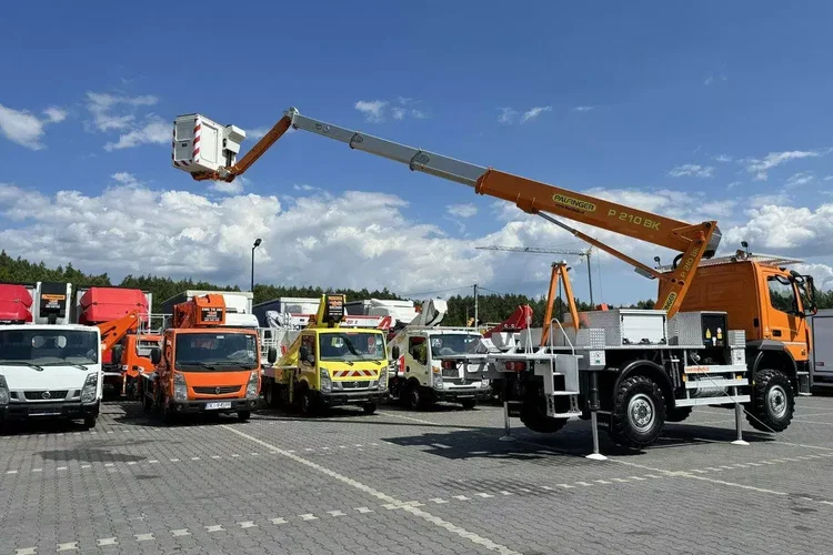 Mercedes Atego 718 E6 4x4 Zwyżka PALFINGER P210 BK Podnośnik Koszowy zdjęcie 22