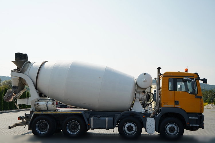 MAN TGA 35. 360 / 8x4 / LIEBHERR 9m3 / BETONOMIESZARKA / GRUSZKA / UAL / BETONIARKA / zdjęcie 10