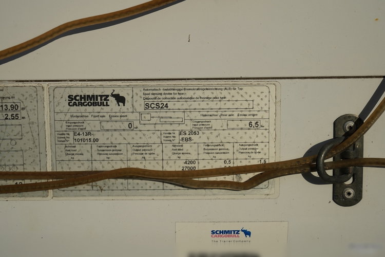 Schmitz / FIRANKA / STANDARD / PLANDEKA ZBROJONA / SPROWADZONA  zdjęcie 27