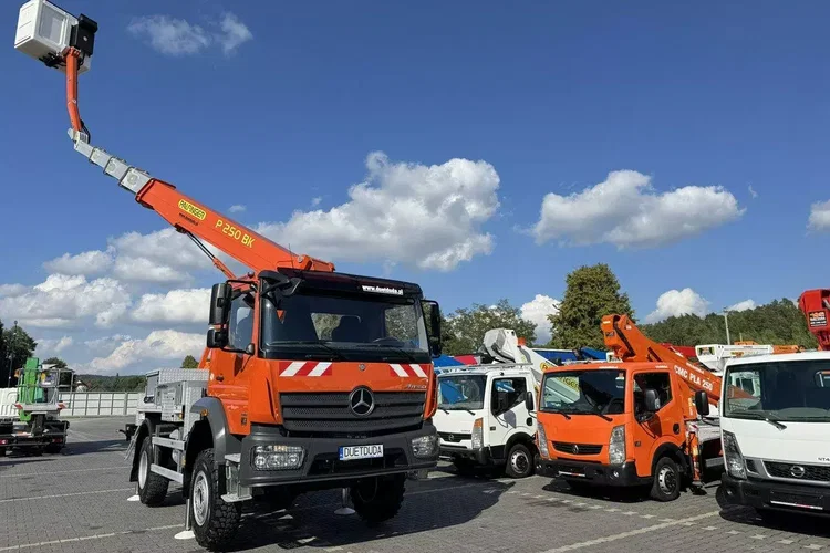 Mercedes Atego 818 E6 4x4 Zwyżka PALFINGER P250 BK Podnośnik Koszowy zdjęcie 13