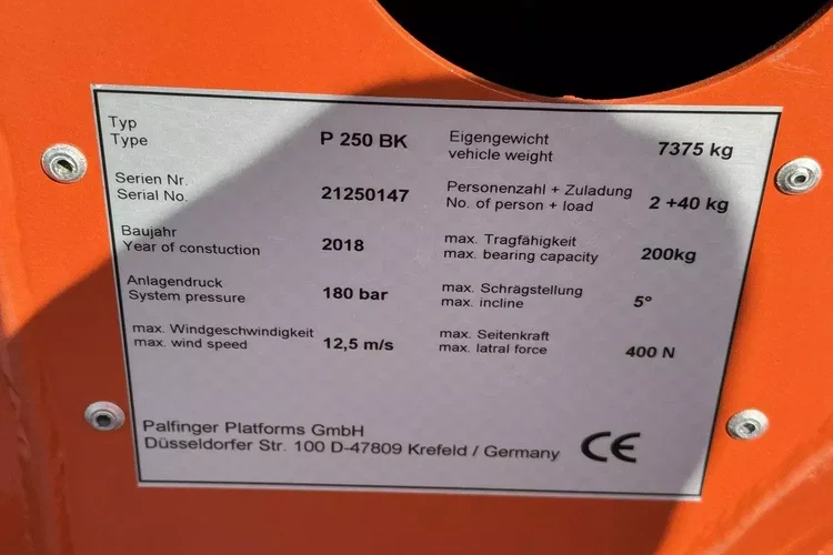 Mercedes Atego 818 E6 4x4 Zwyżka PALFINGER P250 BK Podnośnik Koszowy zdjęcie 21
