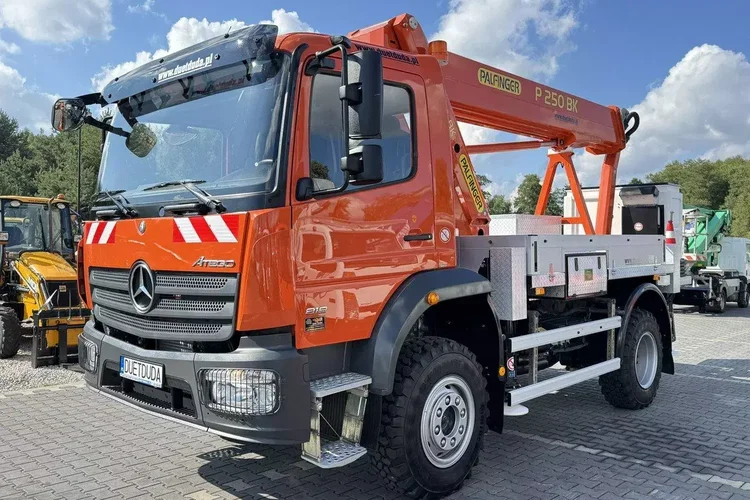Mercedes Atego 818 E6 4x4 Zwyżka PALFINGER P250 BK Podnośnik Koszowy zdjęcie 8