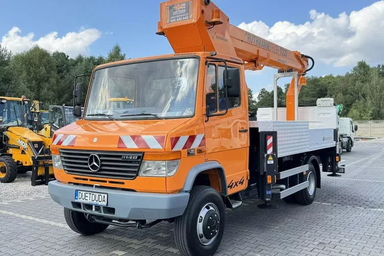 Mercedes Vario 814 D 4x4 Zwyżka RUTHMANN STEIGER T220 Podnośnik Koszowy zdjęcie 13