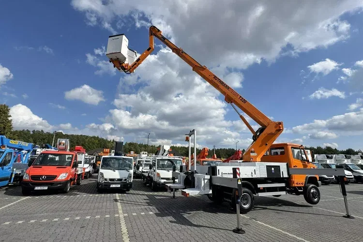 Mercedes Vario 814 D 4x4 Zwyżka RUTHMANN STEIGER T220 Podnośnik Koszowy zdjęcie 22