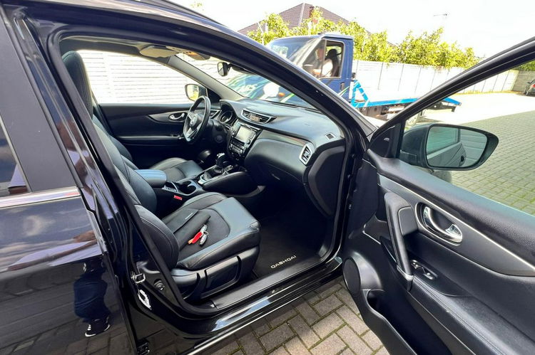 Nissan Qashqai 1.2Turbo Tekna.Kam.Cof.Navigacja.Panorama Dach.Asysten.Pasa Ruchu zdjęcie 21