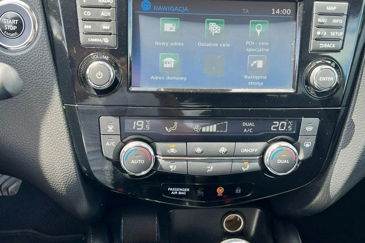 Nissan Qashqai 1.2Turbo Tekna.Kam.Cof.Navigacja.Panorama Dach.Asysten.Pasa Ruchu zdjęcie 25