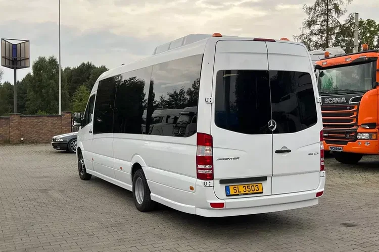 Mercedes Sprinter 519 CDI autobus long 20+10 XXL 3.0 V6 automat 2x klimatyzacja panorama zdjęcie 11