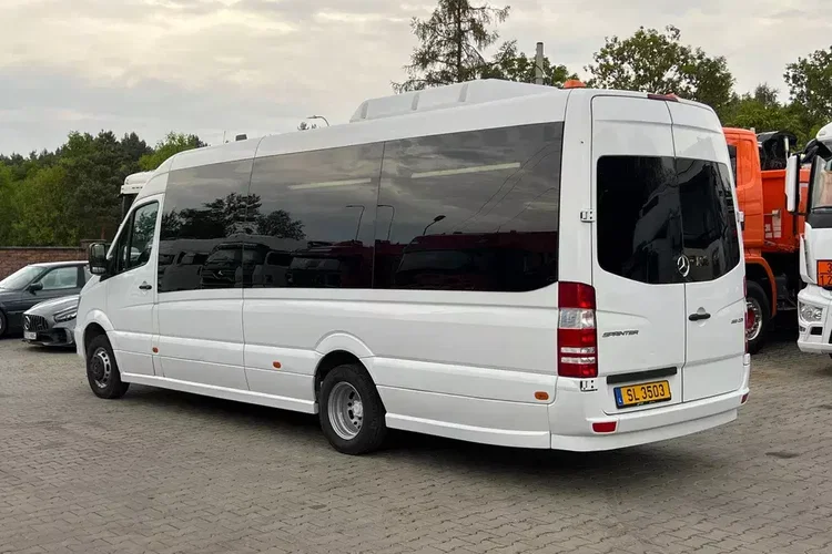 Mercedes Sprinter 519 CDI autobus long 20+10 XXL 3.0 V6 automat 2x klimatyzacja panorama zdjęcie 12
