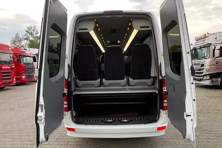 Mercedes Sprinter 519 CDI autobus long 20+10 XXL 3.0 V6 automat 2x klimatyzacja panorama zdjęcie 18
